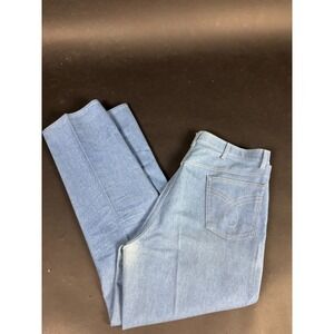 Men's Jeans 40 X 32 Blue Denim Cotton 5-Pockets Classic Outdoor Straight Leg